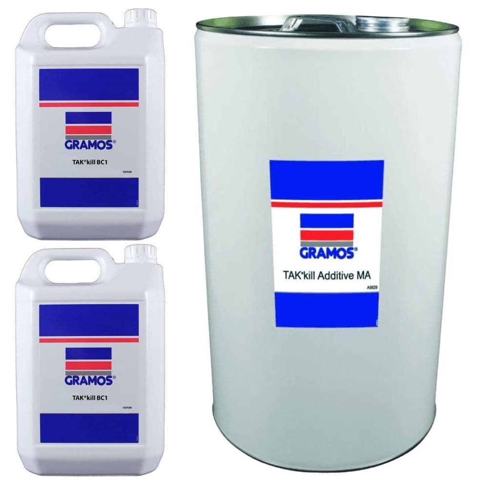 Gramos Takkill BC1 Biocide 10L & MA Maintenance Aid 25L bundle