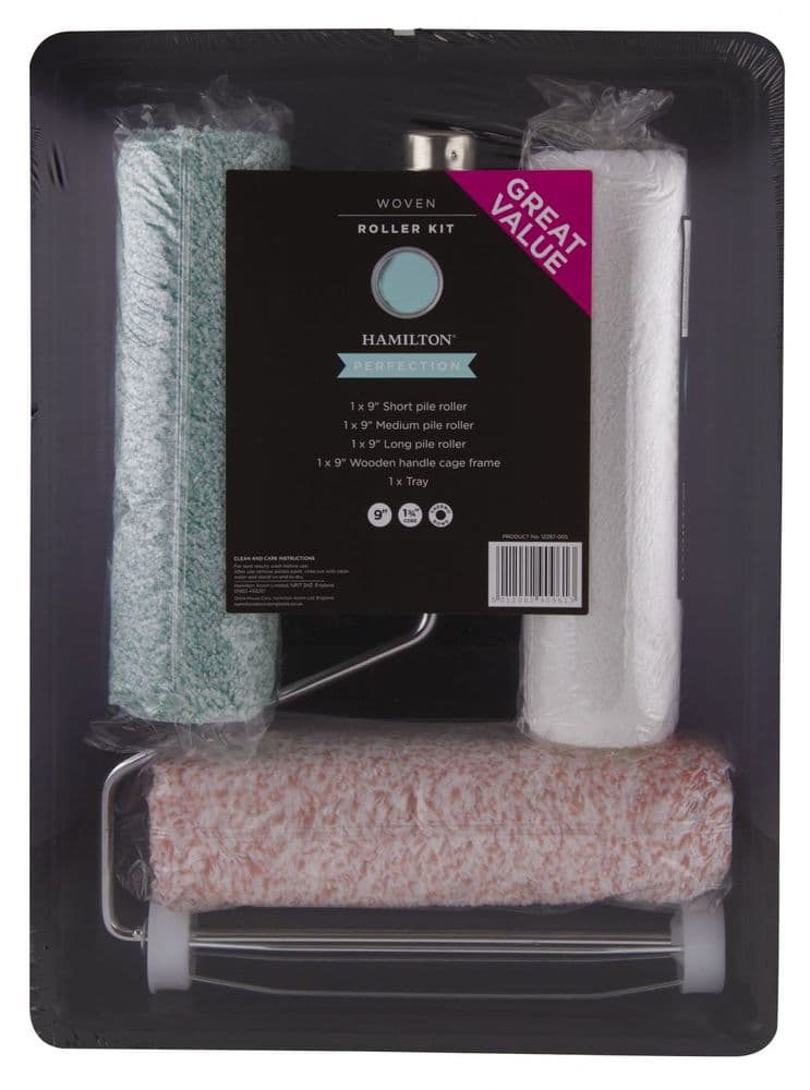 Hamilton Perfection 5 Piece Roller Kit 9x1.75in