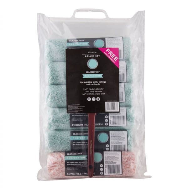 Hamilton Perfection 6 Roller Set Inc Free Angled Brush