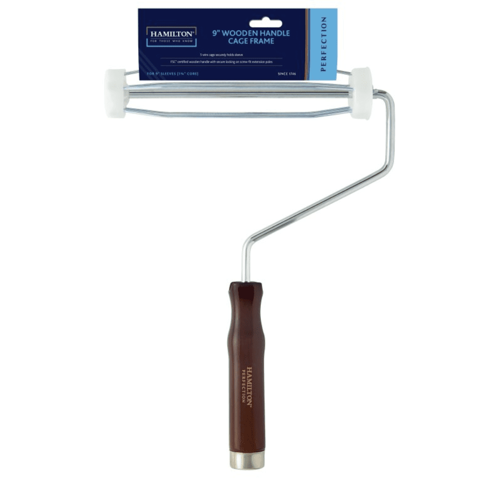 Hamilton Perfection Wooden Handle Roller Frame 9 Inch
