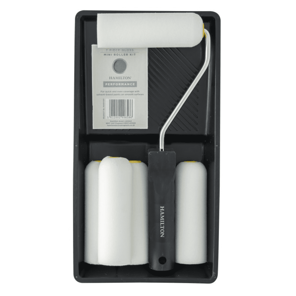 Hamilton Performance Gloss Mini Roller Tray Kit (7 Pieces)