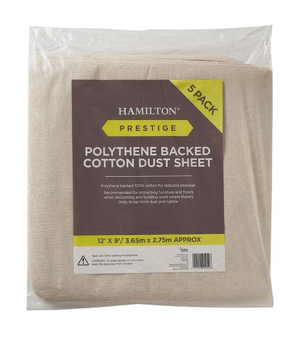 Hamilton Prestige Polythene Backed Dust Sheet