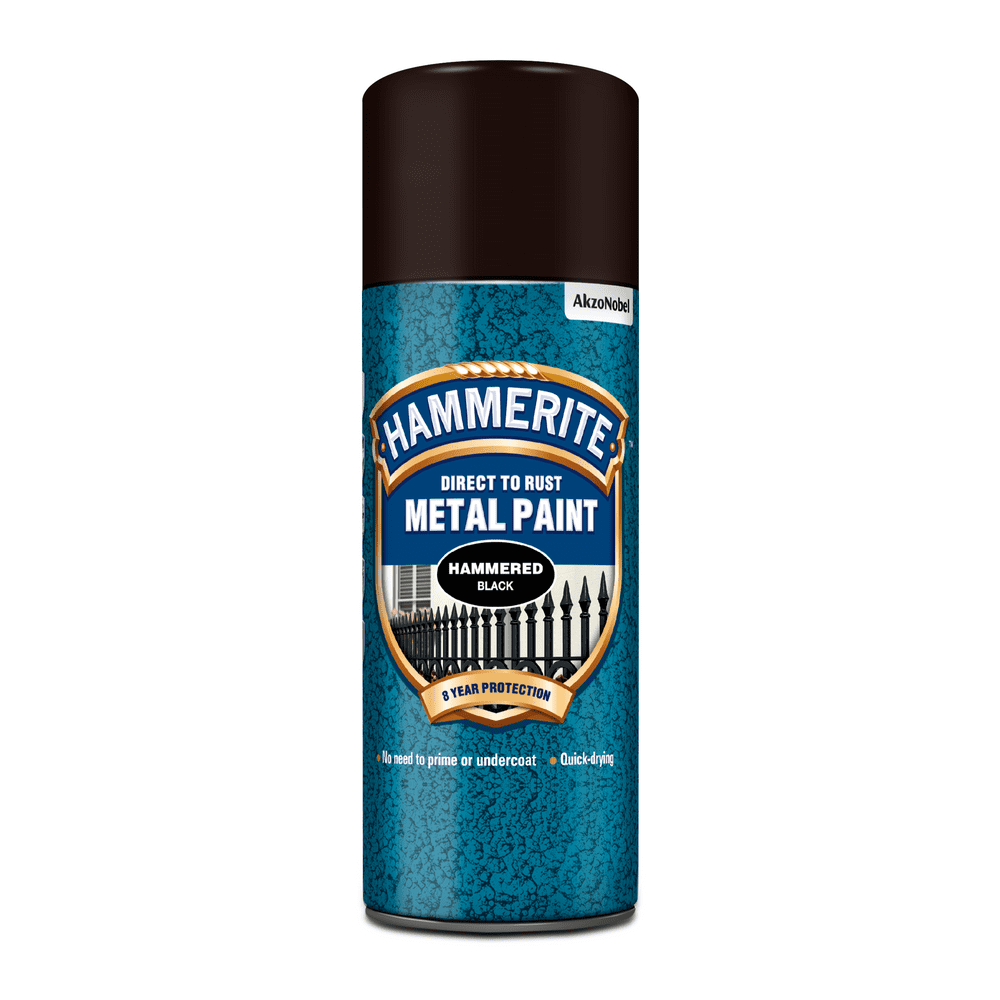 Hammerite Direct to Rust Metal Paint Hammered Finish Aerosol 400ml