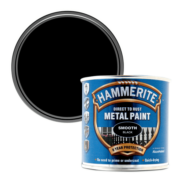 Hammerite Direct To Rust Metal Paint Smooth Finish 250ml