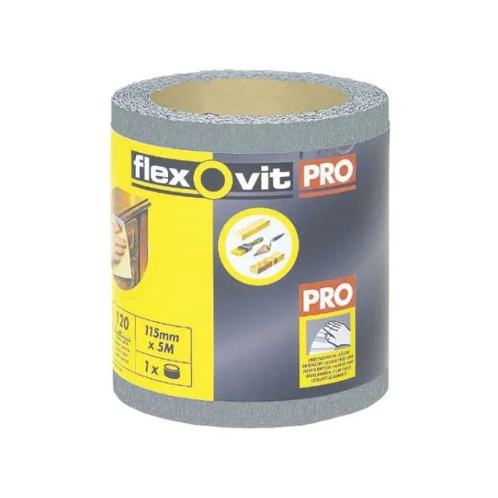 High Performance Sanding Roll 115mm X 5m  120g