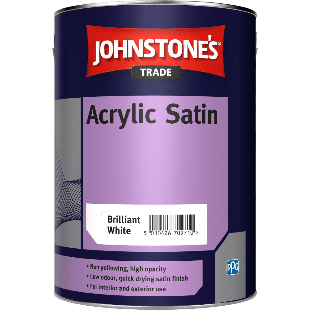 Johnstones Acrylic Satin Brilliant White