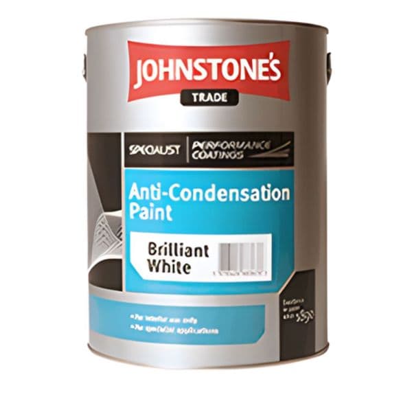 Johnstones Anti-Condensation Paint Brilliant White 5L DISCONTINUED