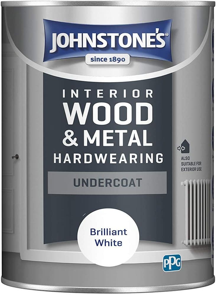 Johnstones Hardwearing Undercoat Brilliant White