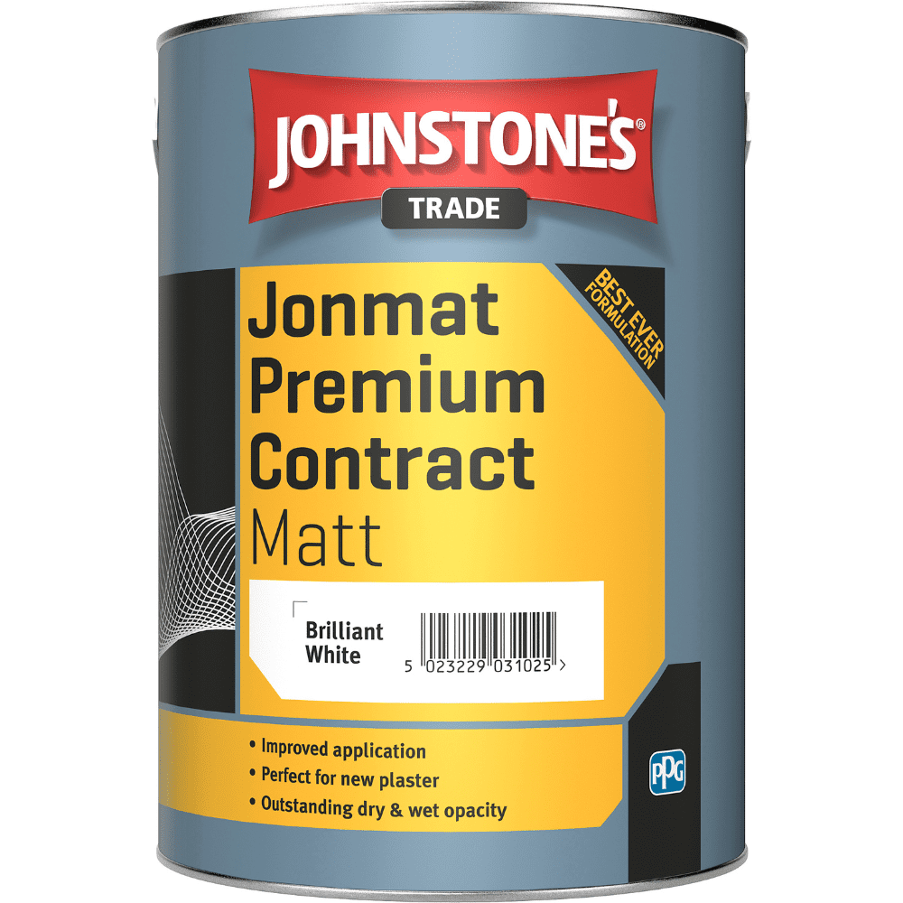 Johnstones Jonmat Premium Contract Matt White or Magnolia