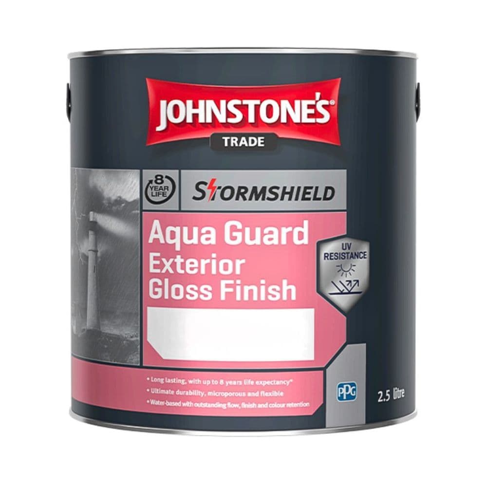 Johnstones Stormshield Aqua Guard Exterior Gloss Custom Mixed Colours 2.5L