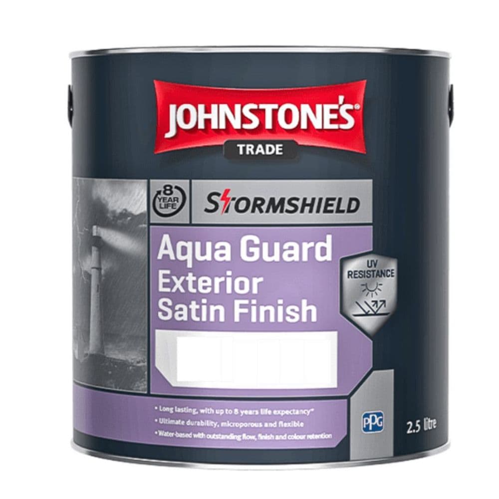 Johnstones Stormshield Aqua Guard Exterior Satin Custom Mixed Colours 2.5L