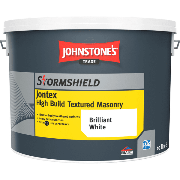 Johnstones Stormshield Jontex High Build Textured Masonry 10L