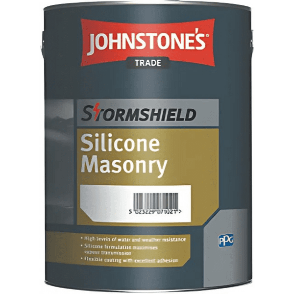 Johnstones Stormshield Silicone Masonry Paint Custom Mixed Colour 5L