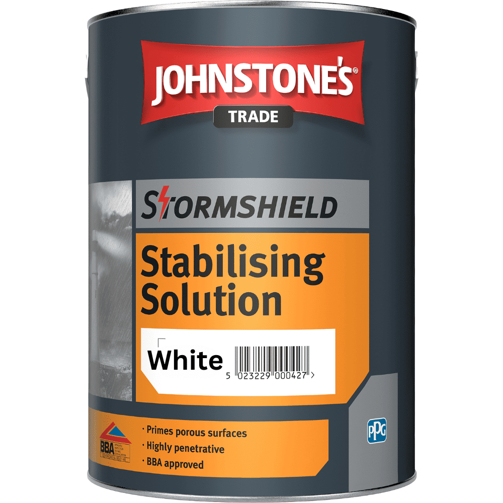 Johnstones Stormshield Stabilising Solution White 5L