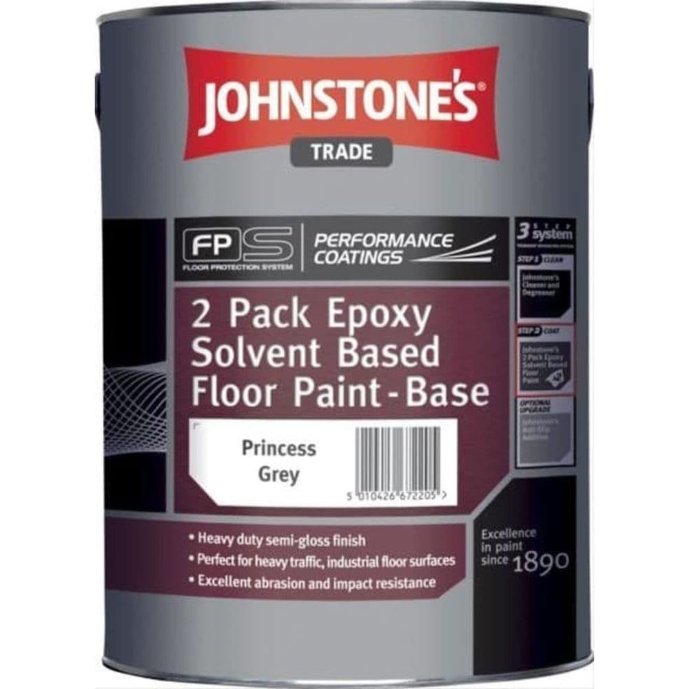 Johnstones Trade 2 Pk Epoxy Solvent Based Floor Paint 4L DISCONTINUED