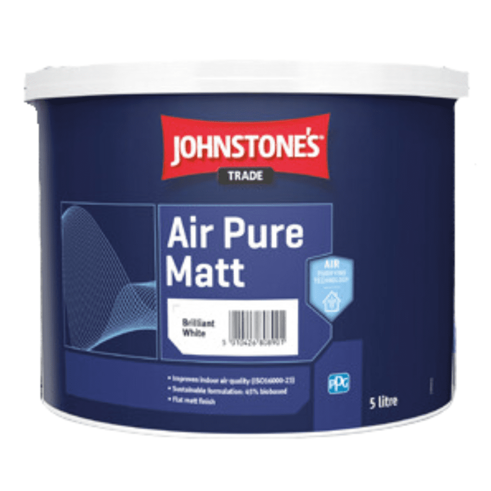 Johnstones Trade Air Pure Matt Brilliant White 5L