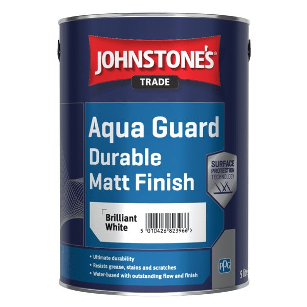 Johnstones Trade Aqua Guard Durable Matt Brilliant White