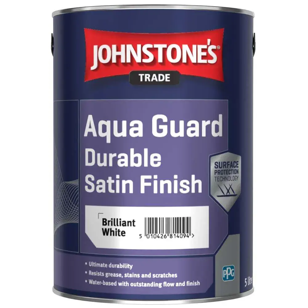 Johnstones Trade Aqua Guard Durable Satin Brilliant White