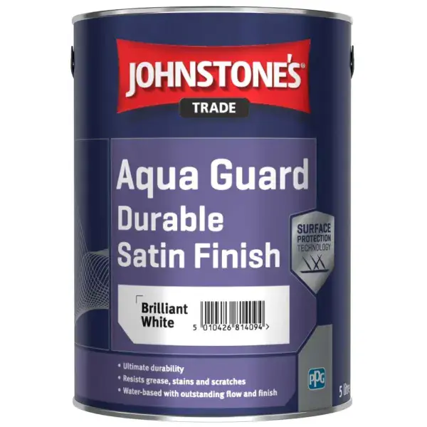 Johnstones Trade Aqua Guard Durable Satin Brilliant White
