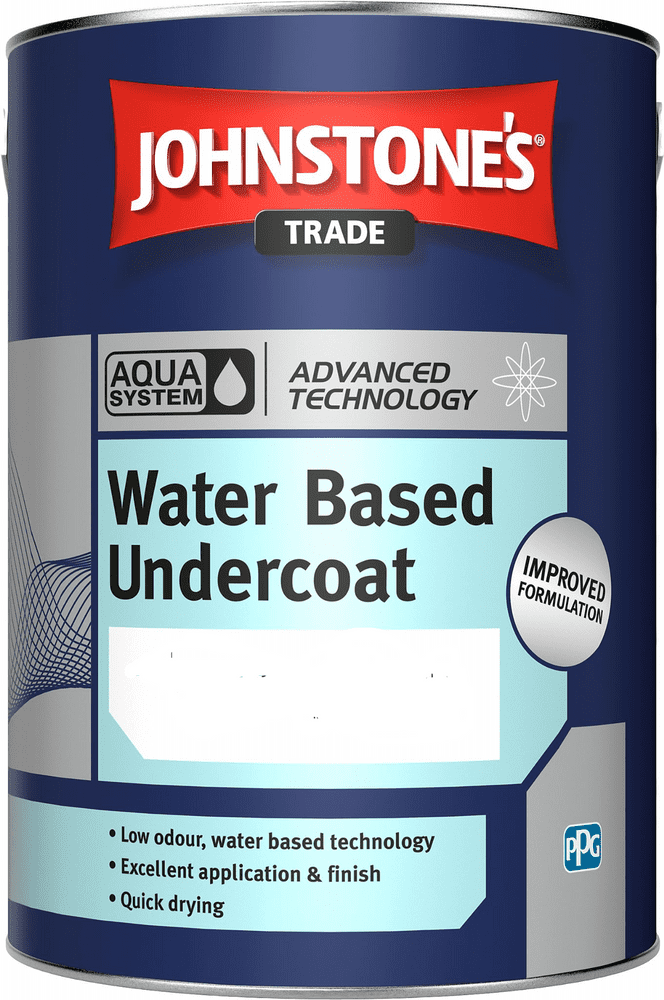 Johnstones Trade Aqua Water Based Undercoat Dark Grey