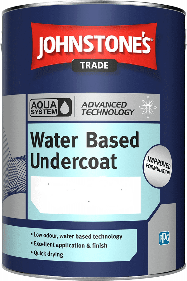 Johnstones Trade Aqua Water Based Undercoat Dark Grey