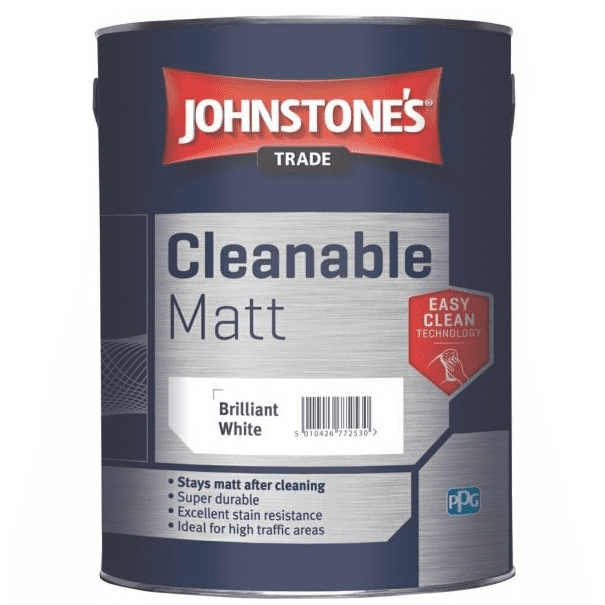 Johnstones Trade Cleanable Matt Brilliant White