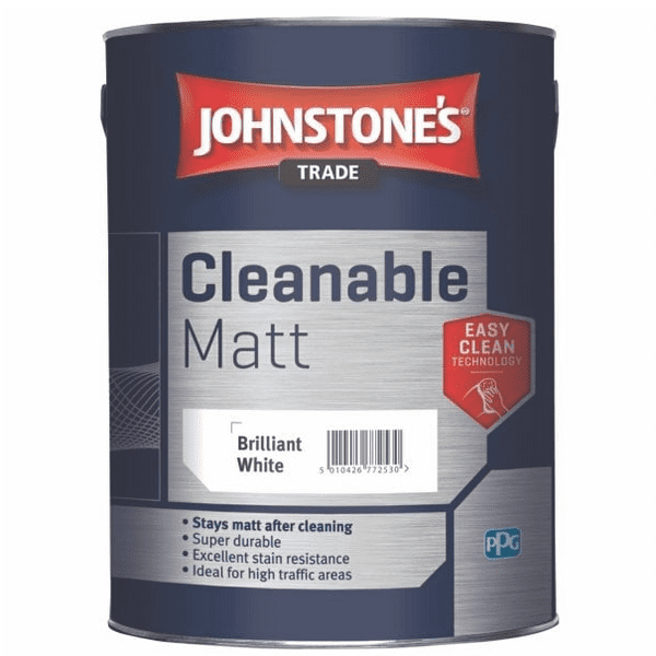 Johnstones Trade Cleanable Matt Brilliant White