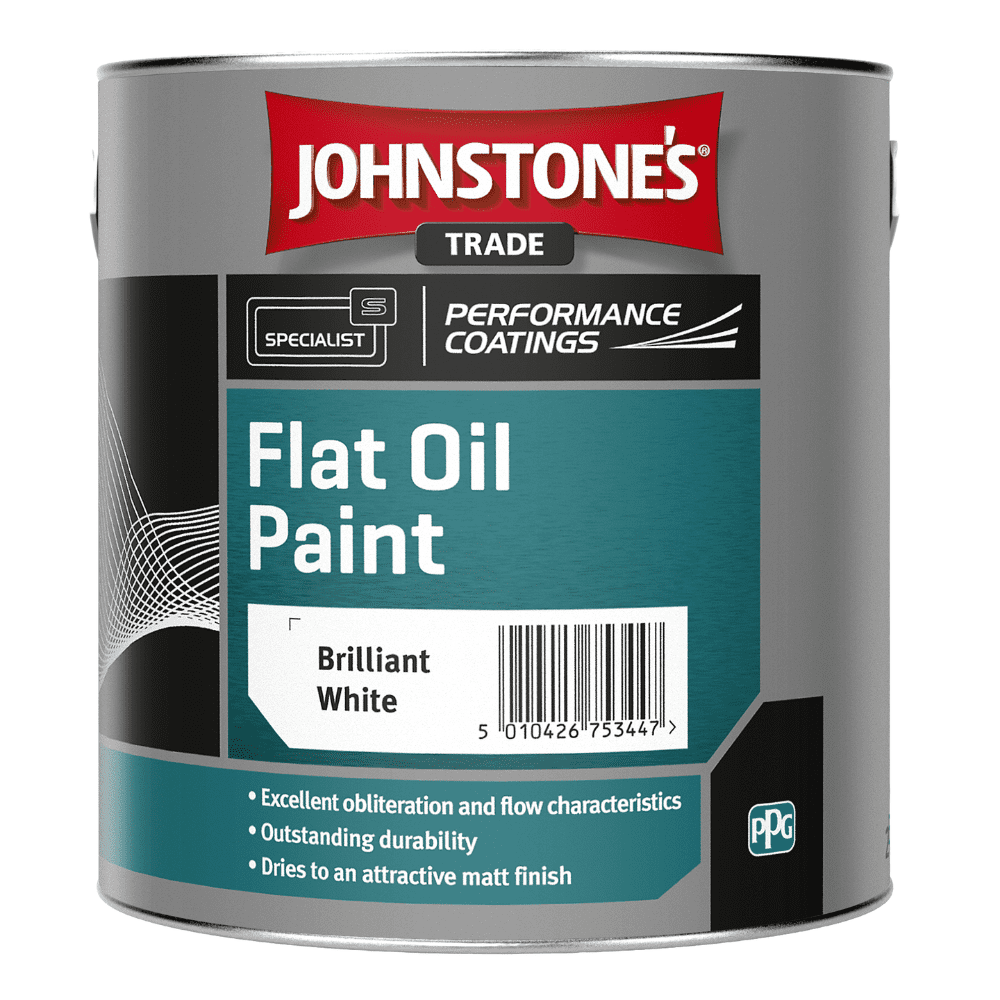 Johnstones Trade Flat Oil Paint White