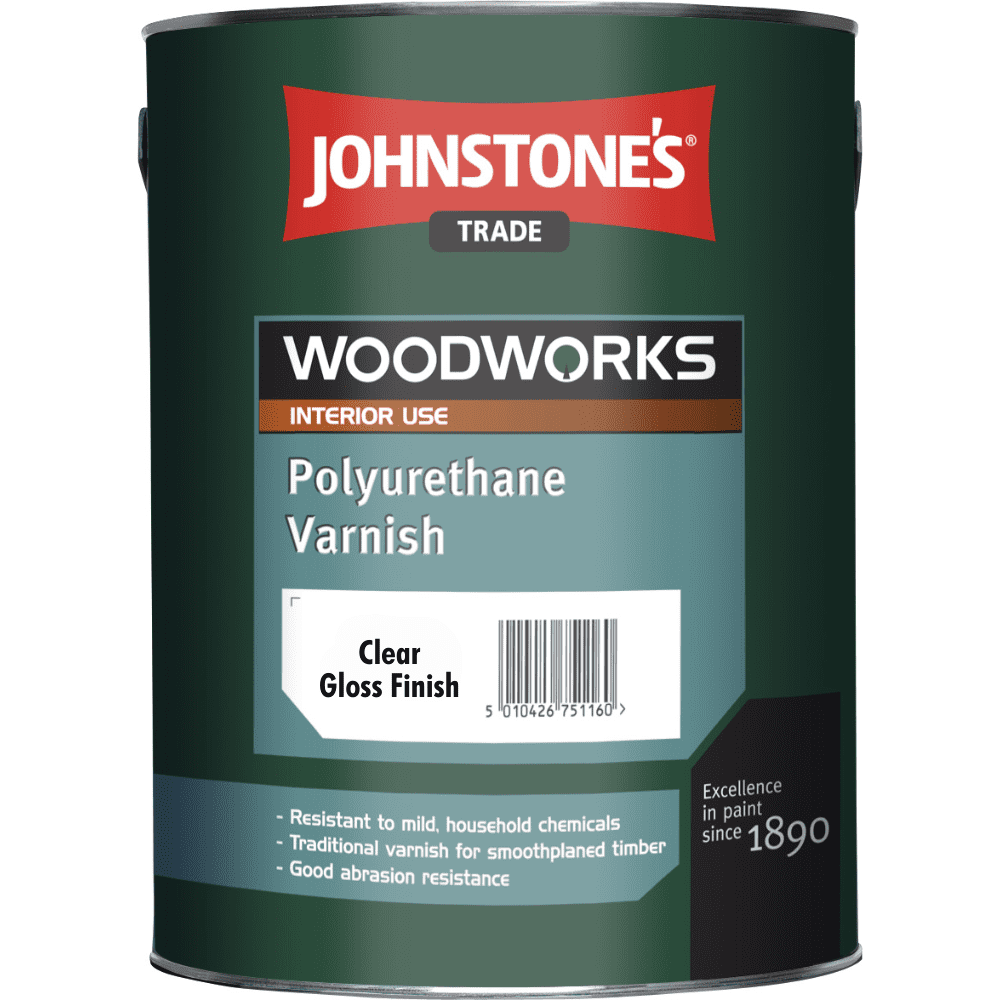 Johnstones Trade Woodworks Polyurethane Varnish Gloss & Satin
