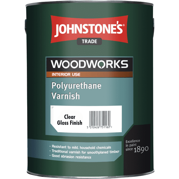 Johnstones Trade Woodworks Polyurethane Varnish Gloss & Satin