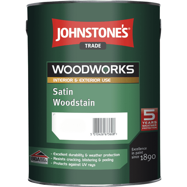 Johnstones Trade Woodworks Satin Woodstain 750ml