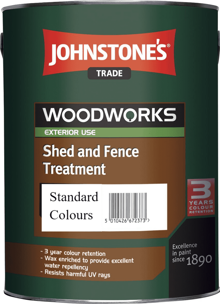 Johnstones Trade Woodworks Shed & Fence Treatment 5L