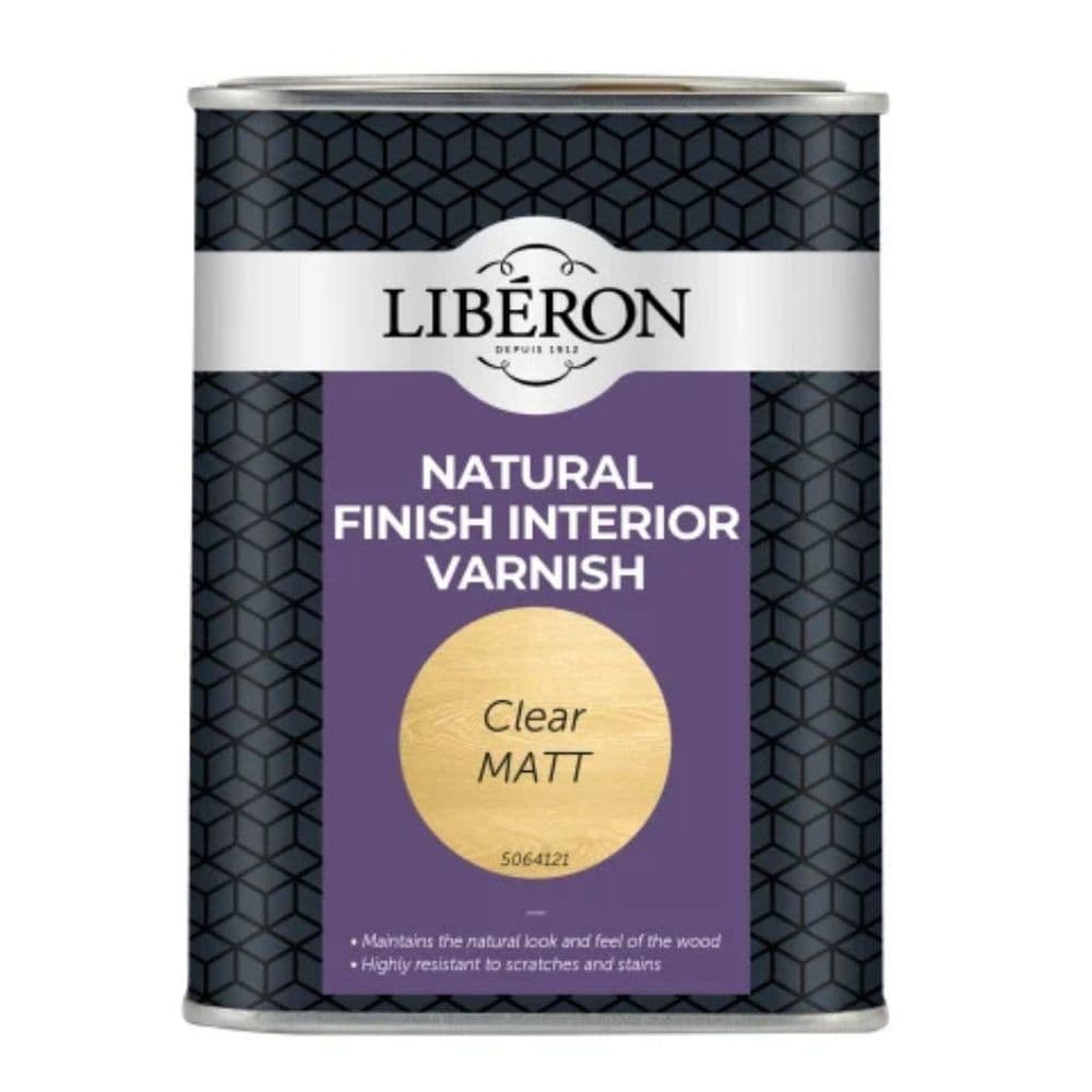 Liberon Natural Finish Internal Varnish Clear Matt 1 Litre