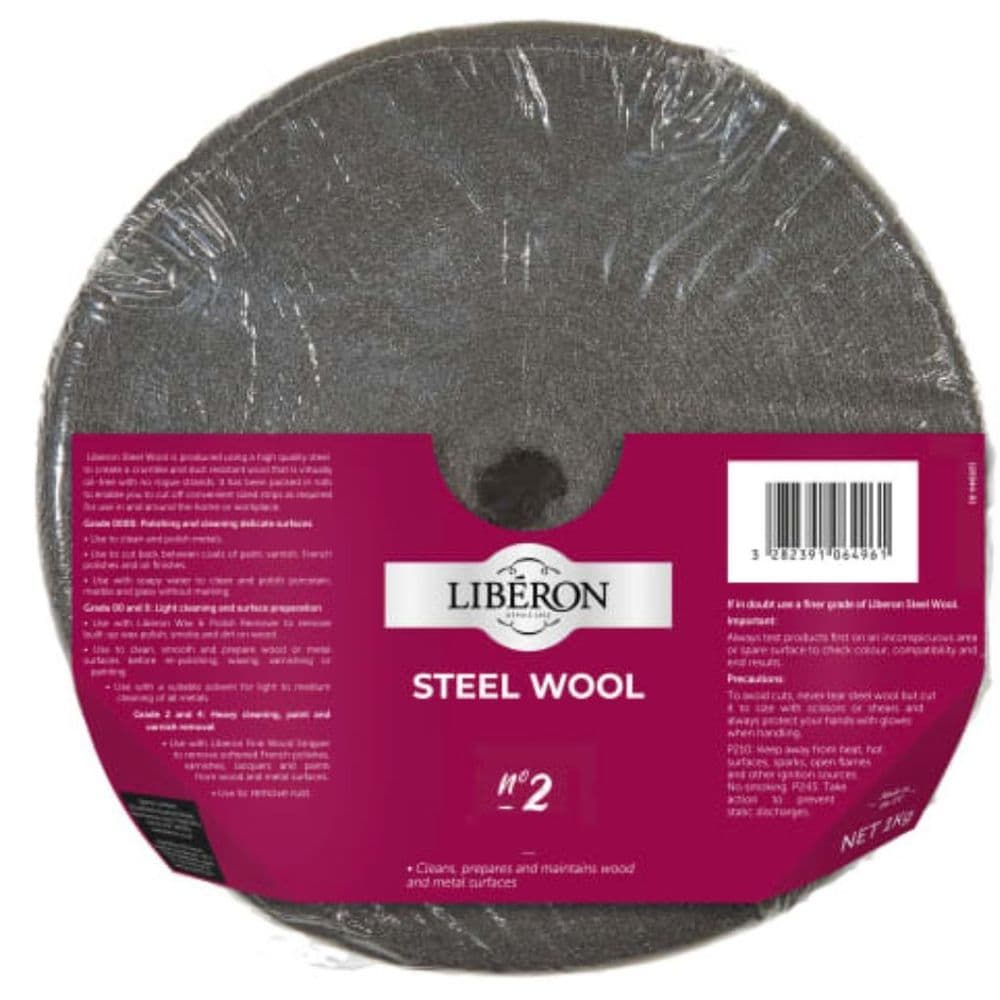 Liberon Steel Wool 2 Medium 1kg