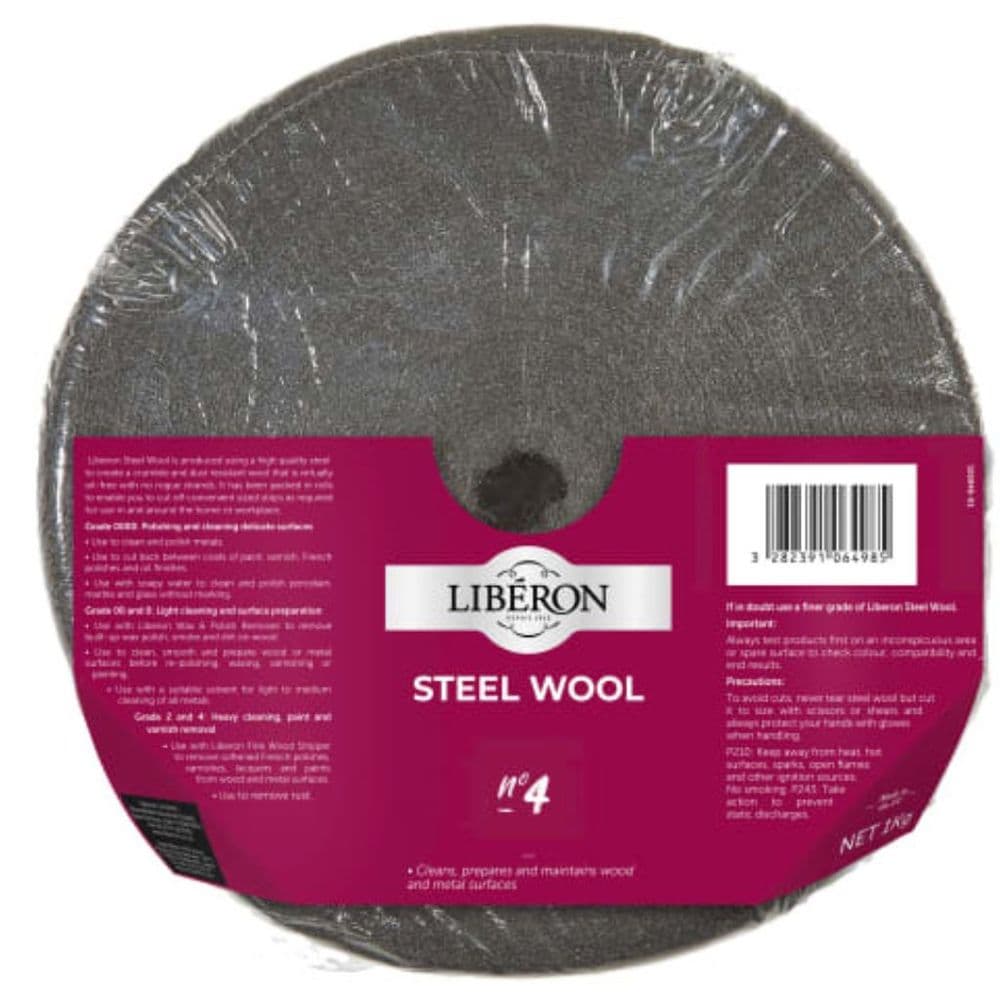 Liberon Steel Wool 4 Coarse 1kg