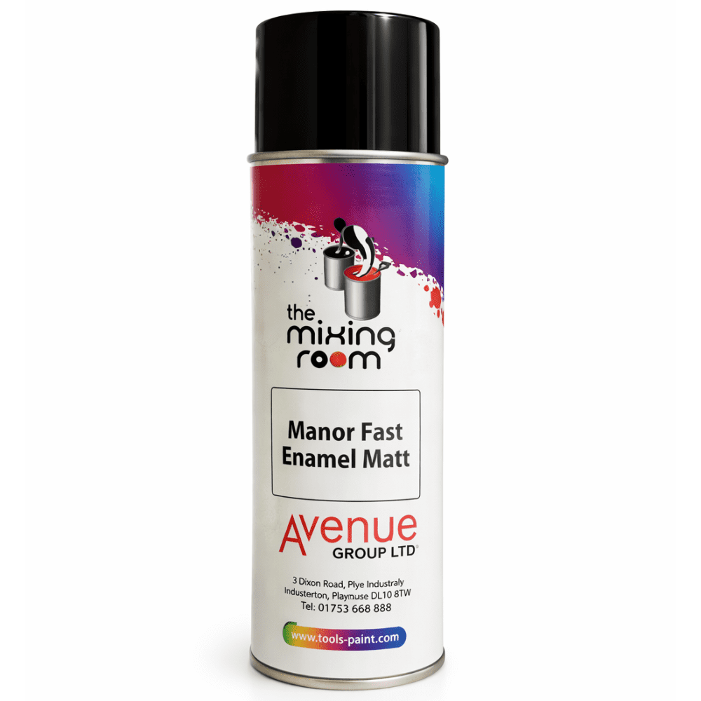 Manor Fast Enamel Aerosol Matt Custom Colours
