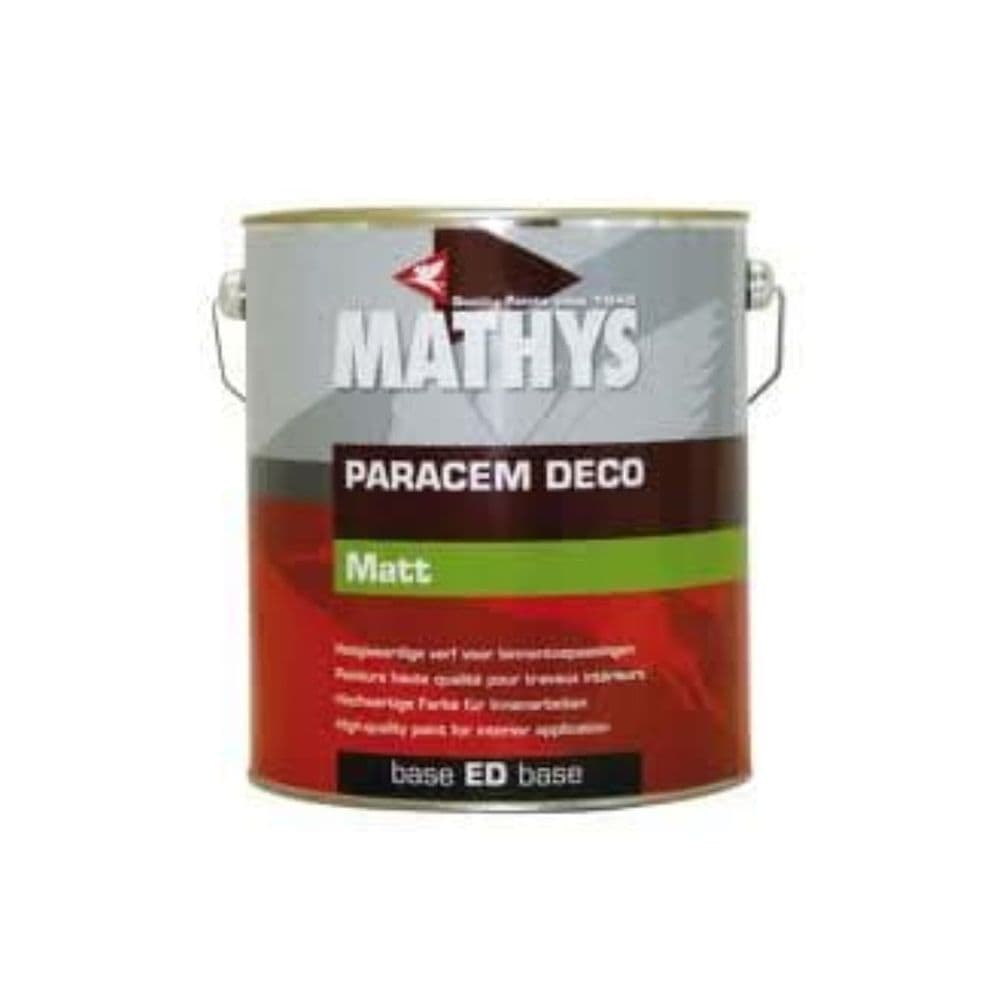 Mathys Paracem Deco Matt White 10L DISCONTINUED