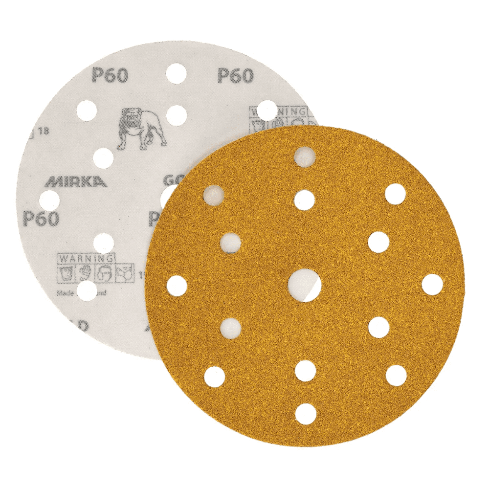 Mirka Gold Grip Discs 150mm 15 Holes