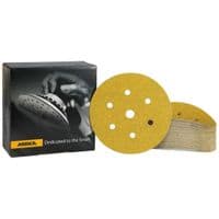Mirka Gold Grip Discs 150mm 7 Holes pk100