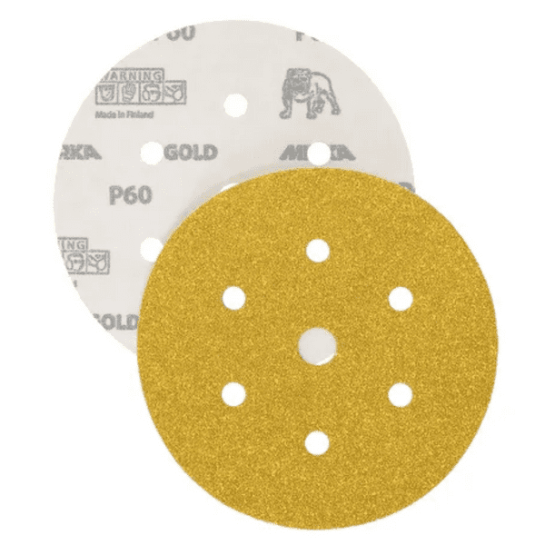 Mirka Gold Grip Discs 150mm 7 Holes pk100