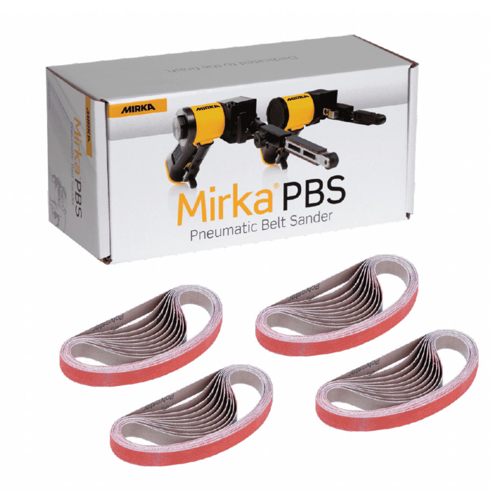 Mirka Pneumatic Belt Sander 13x457mm with Belts Promotion