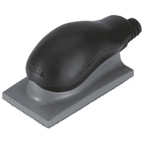 Mirka Sanding Block 70x125mm Grip 13H Grey (Connects to your Vacuum cleaner)