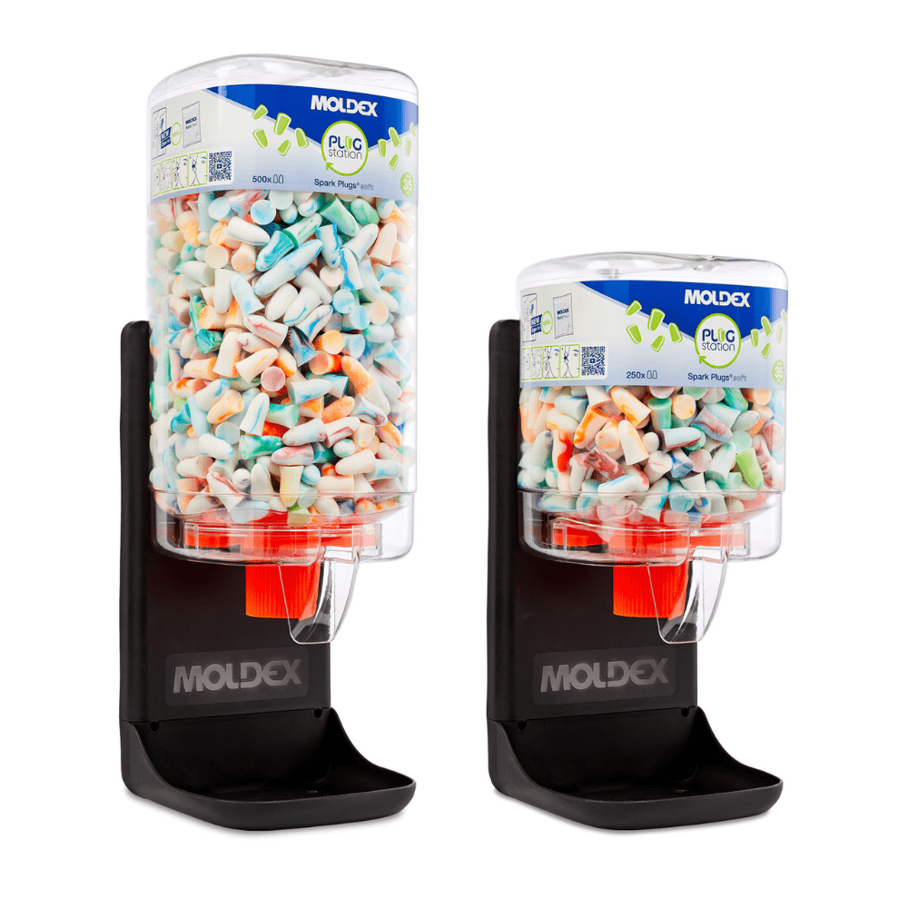 Moldex 7850 Spark Plugs Disposable Earplugs Station SNR 35 db (500 pairs)