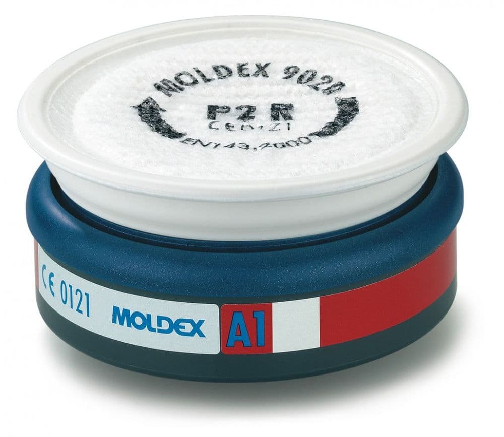 Moldex 9120 A1P2R Pre-Assembled Filter Box of 8