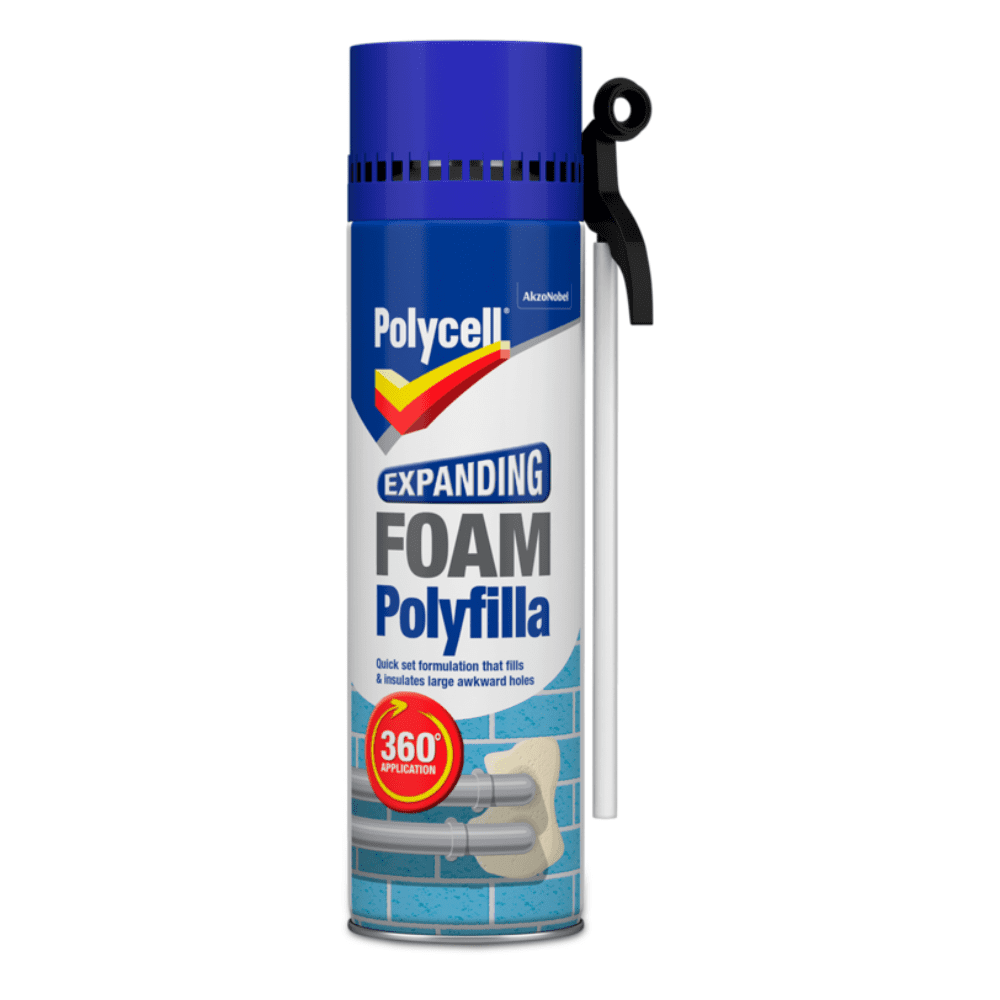 Polycell Expanding Foam Polyfilla (box 12)