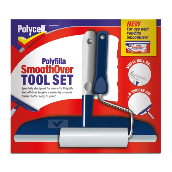 Polycell Polyfilla SmoothOver Tool Set