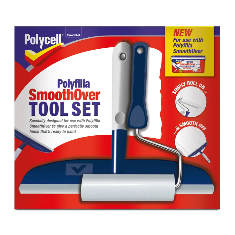 Polycell Polyfilla SmoothOver Tool Set