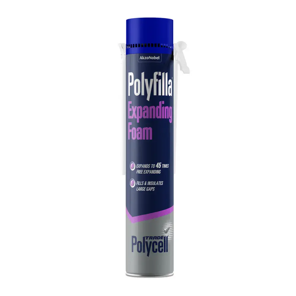 Polycell Trade Expanding Foam Filler 750Ml DISCONTINUED