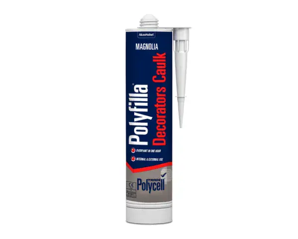 Polycell Trade Polyfilla Decorators Caulk Magnolia 380ml