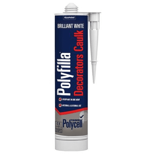 Polycell Trade Polyfilla Decorators Caulk White 380ml
